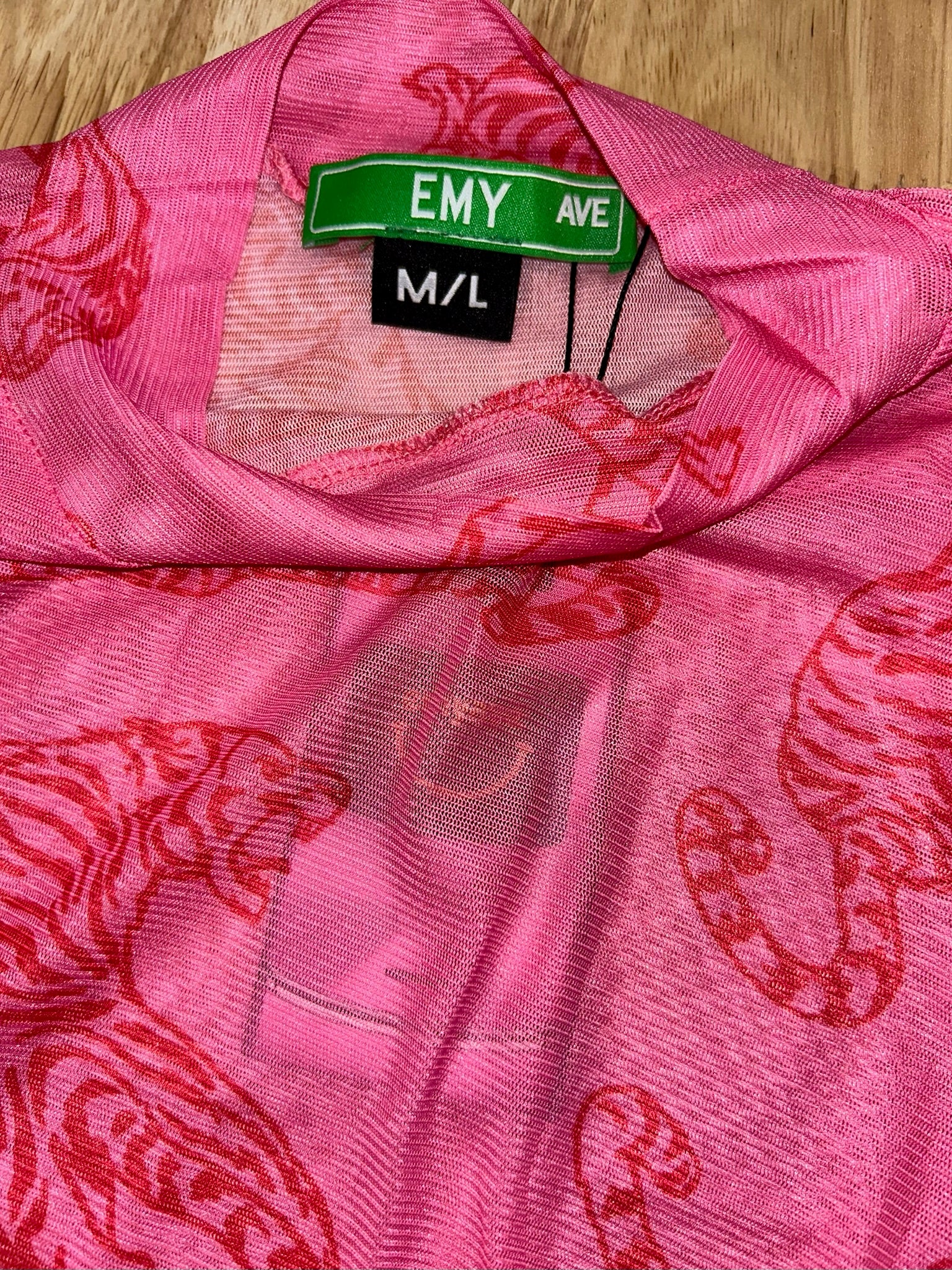 Tiger Mesh Top SMALL STAIN (Size M/L) | VIP Warehouse Sale