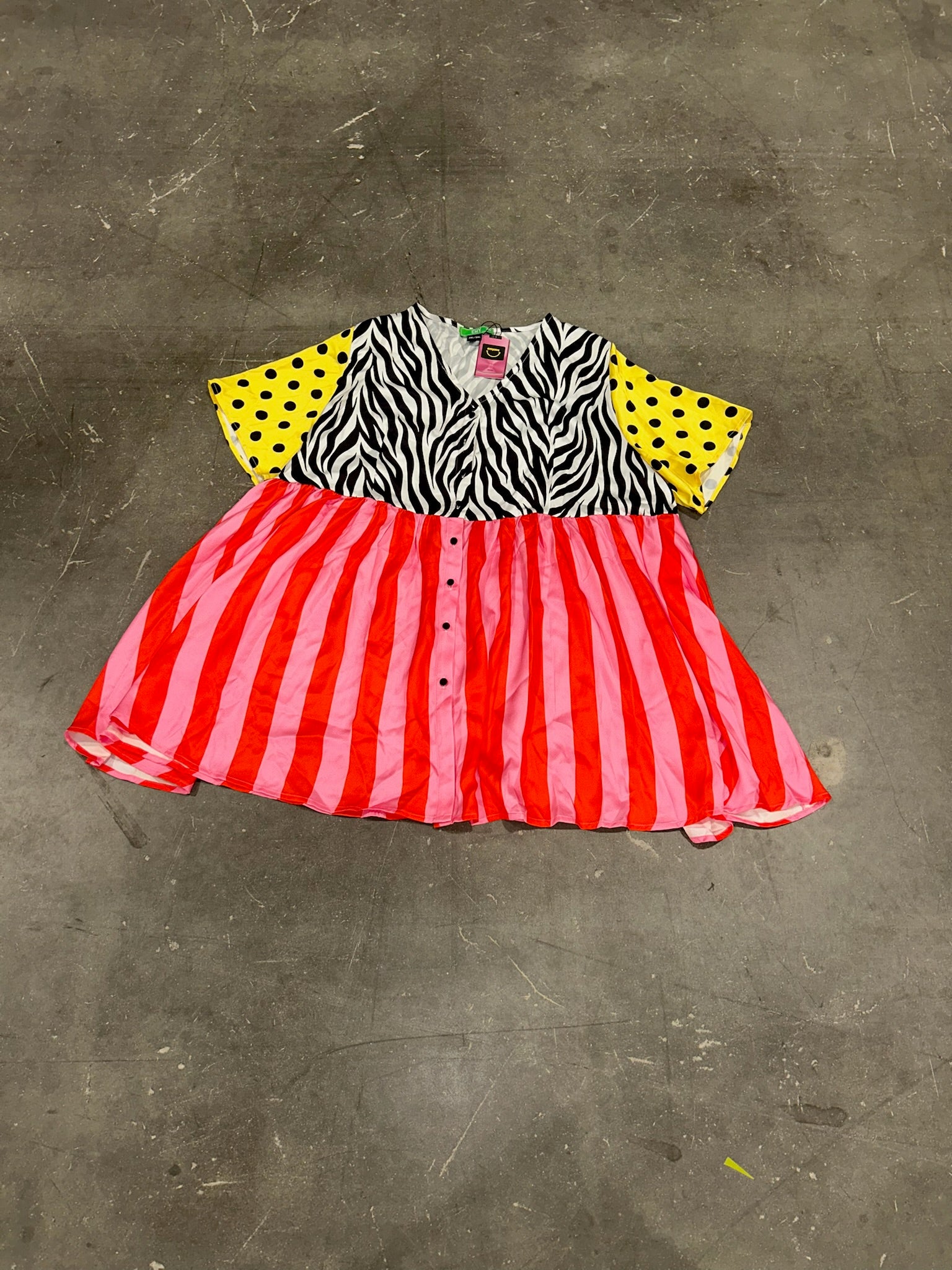 Eclectic Jungle Babydoll Dress (Size 2X/3X) | VIP Warehouse Sale