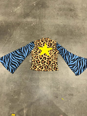 Don't Tell Me Star Bell Sleeve Mesh Top- BACKWARDS (Size M/L) | VIP Warehouse Sale