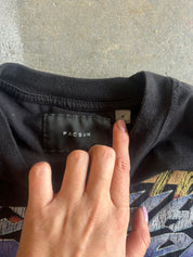 A close-up of pacsun M tag