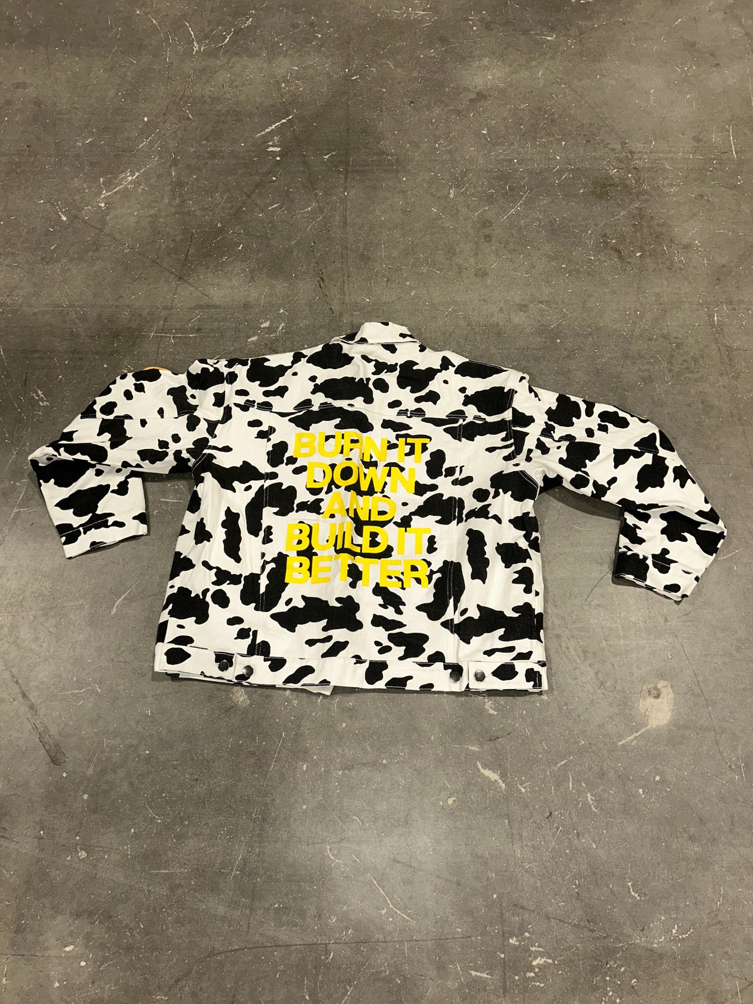 Mayhem Patch Cow Denim Jacket (Size M/L) | VIP Warehouse Sale