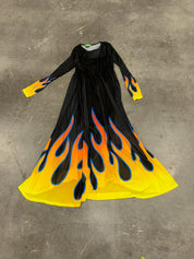 Heatwave Flame Mesh Dress (Size M/L) | VIP Warehouse Sale