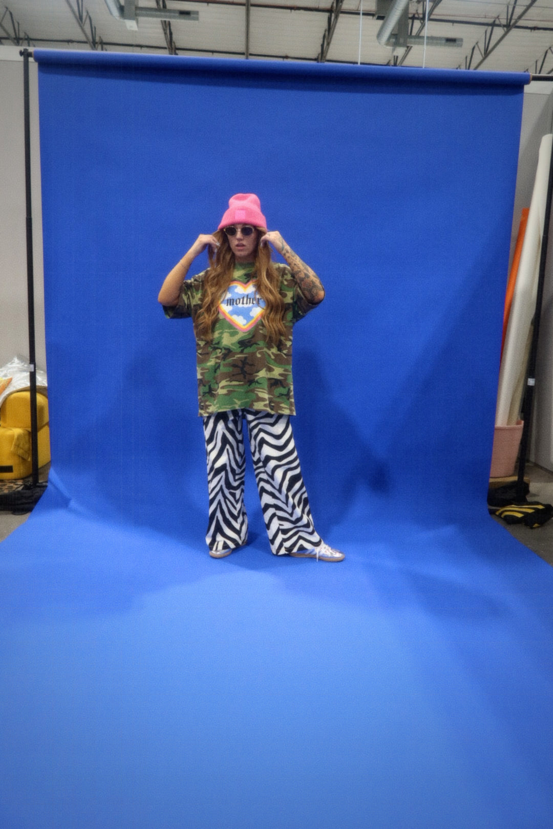 Bad@$$ Mother Vintage Camo (NEW! Graphic Box Tee)