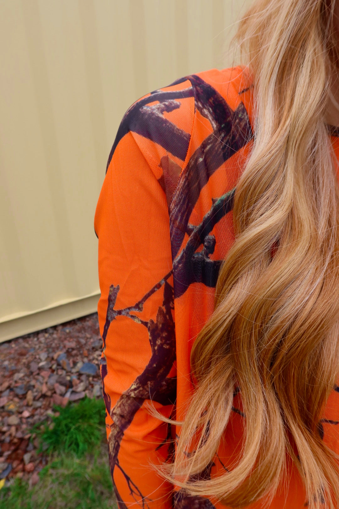 Now You See Me Camo Boxy Mesh Dress