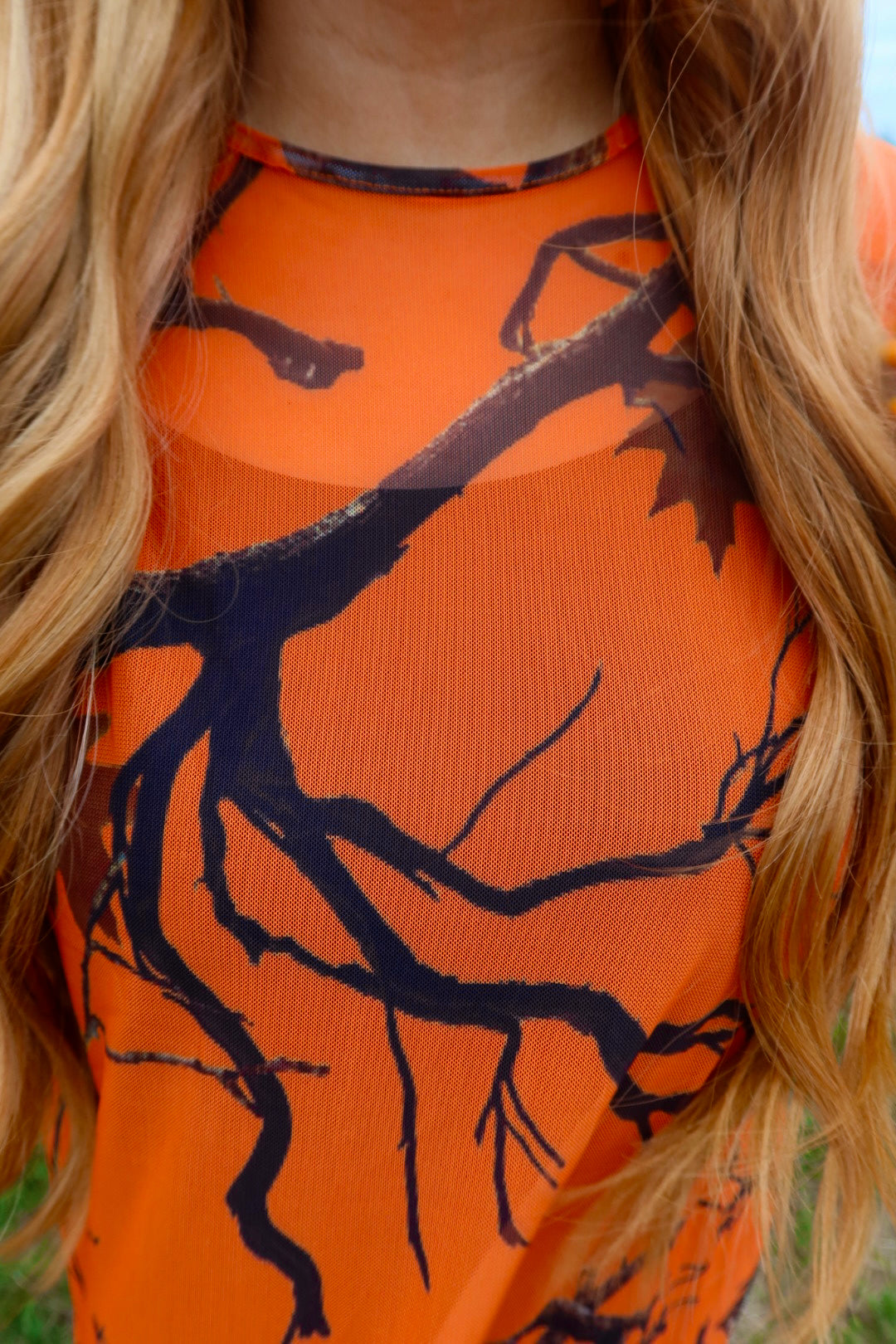 Now You See Me Camo Boxy Mesh Dress