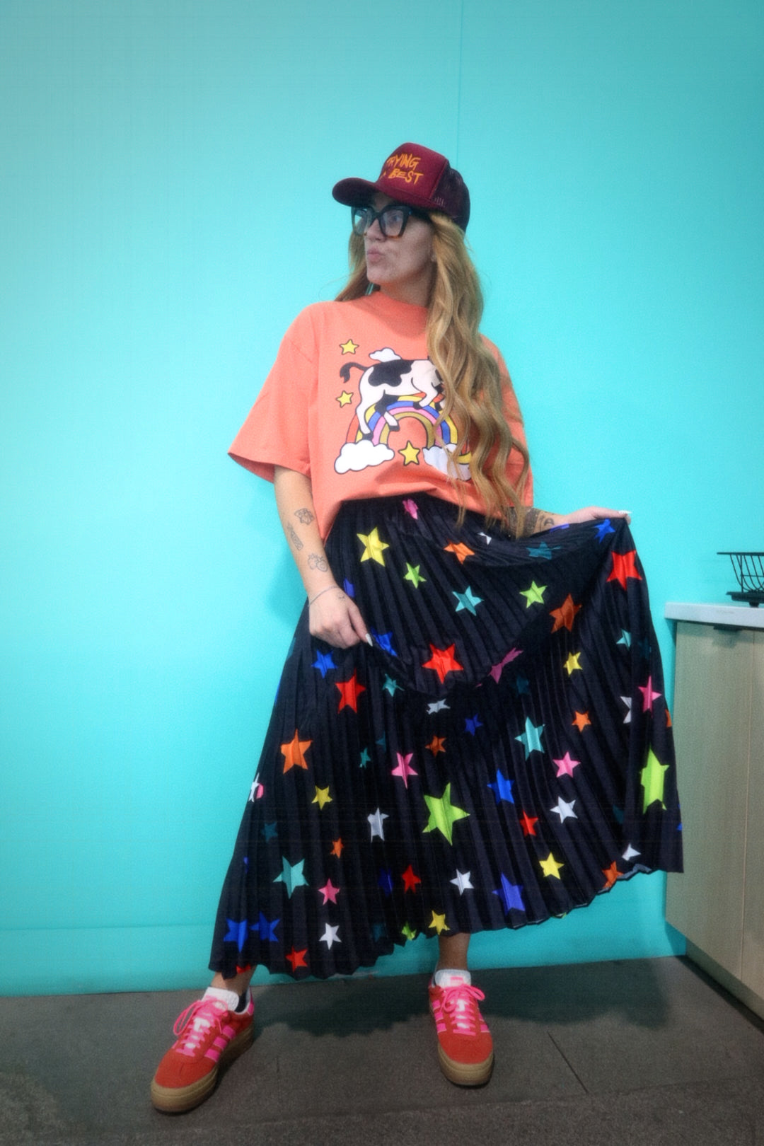 Over the Moo'n (NEW! Boxy Oversized Graphic Tee)