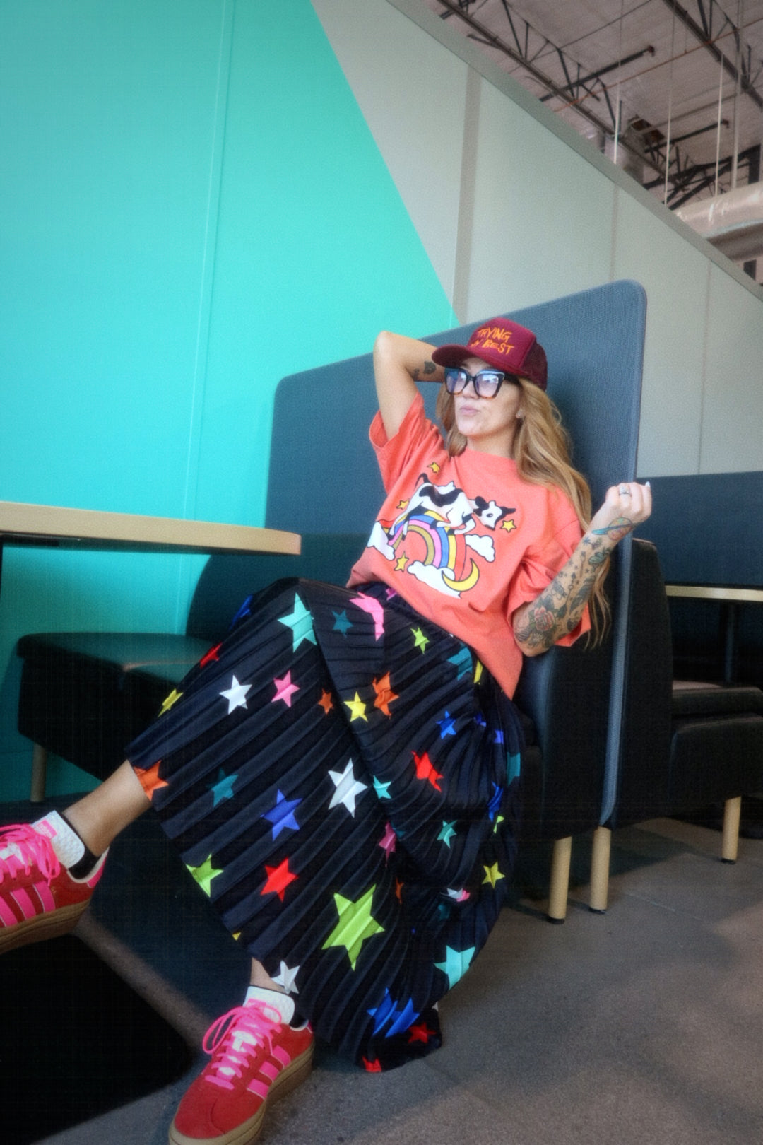 Over the Moo'n (NEW! Boxy Oversized Graphic Tee)